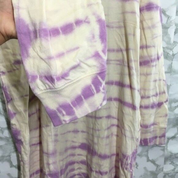 NWT VICTORIA'S SECRET PINK TIE DYE LONG SLEEVE VARSITY POLO T-SHIRT DRESS XXL - Picture 7 of 13